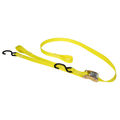 Us Cargo Control 1" x 6' Cam Buckle Handlebar Strap w/S-Hooks & Pull Loop Yellow C506SHLP-Y